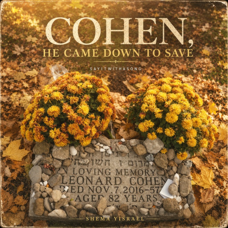 Cohen, He Came Down to Save by SayItWithASong