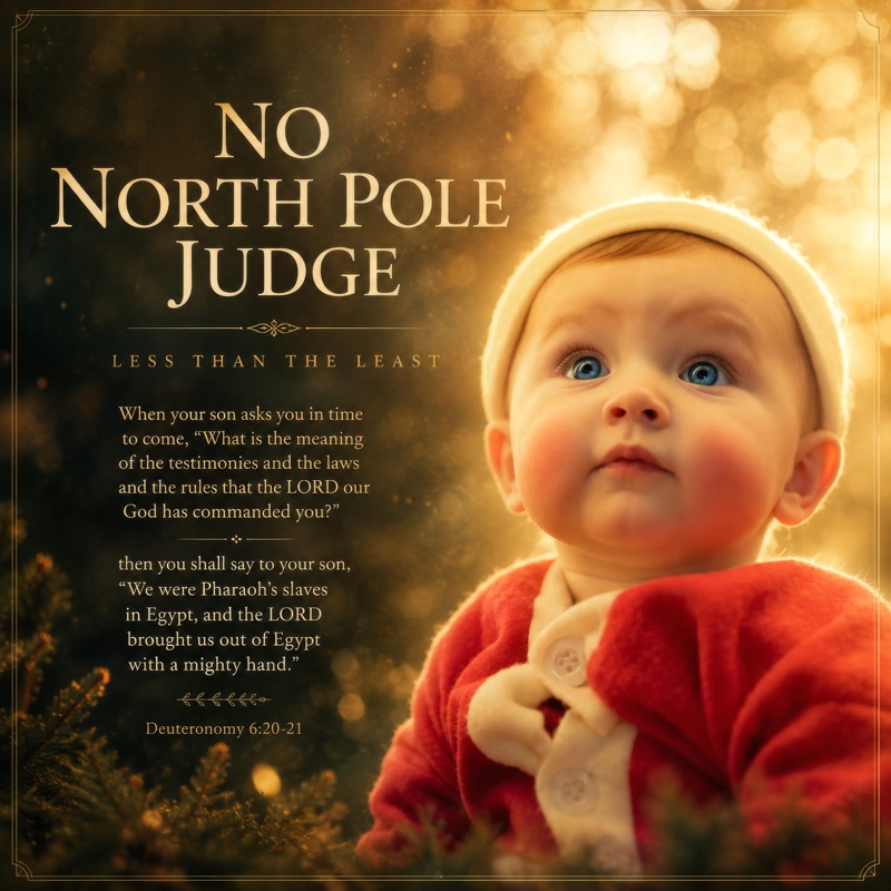 No North Pole Judge by Less Than The Least